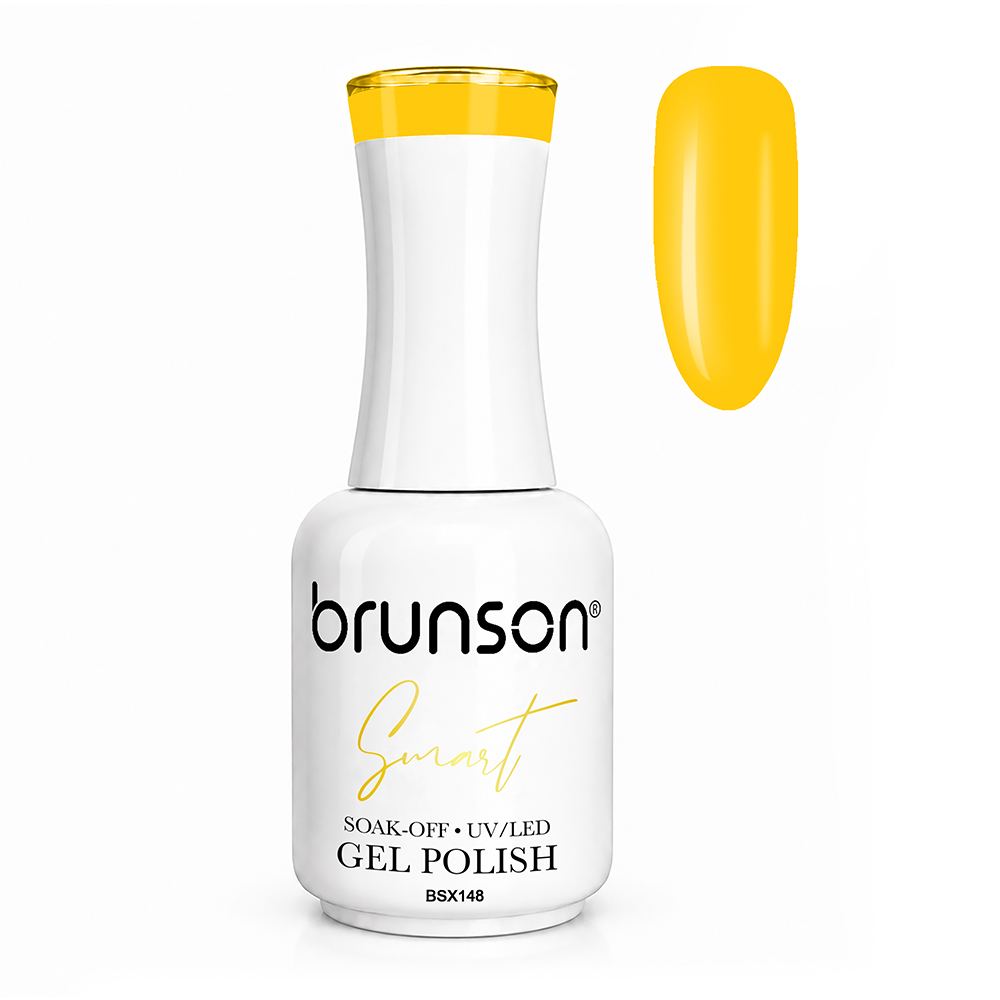 Brunson Smart Gel Nail Polish 18ml – TPO-Free & HEMA-Free UV/LED Soak-Off Gel, Self-Levelling High-Gloss Finish, Chip-Resistant 30+ Days Wear | Professional Salon Manicure Gel BSX148
