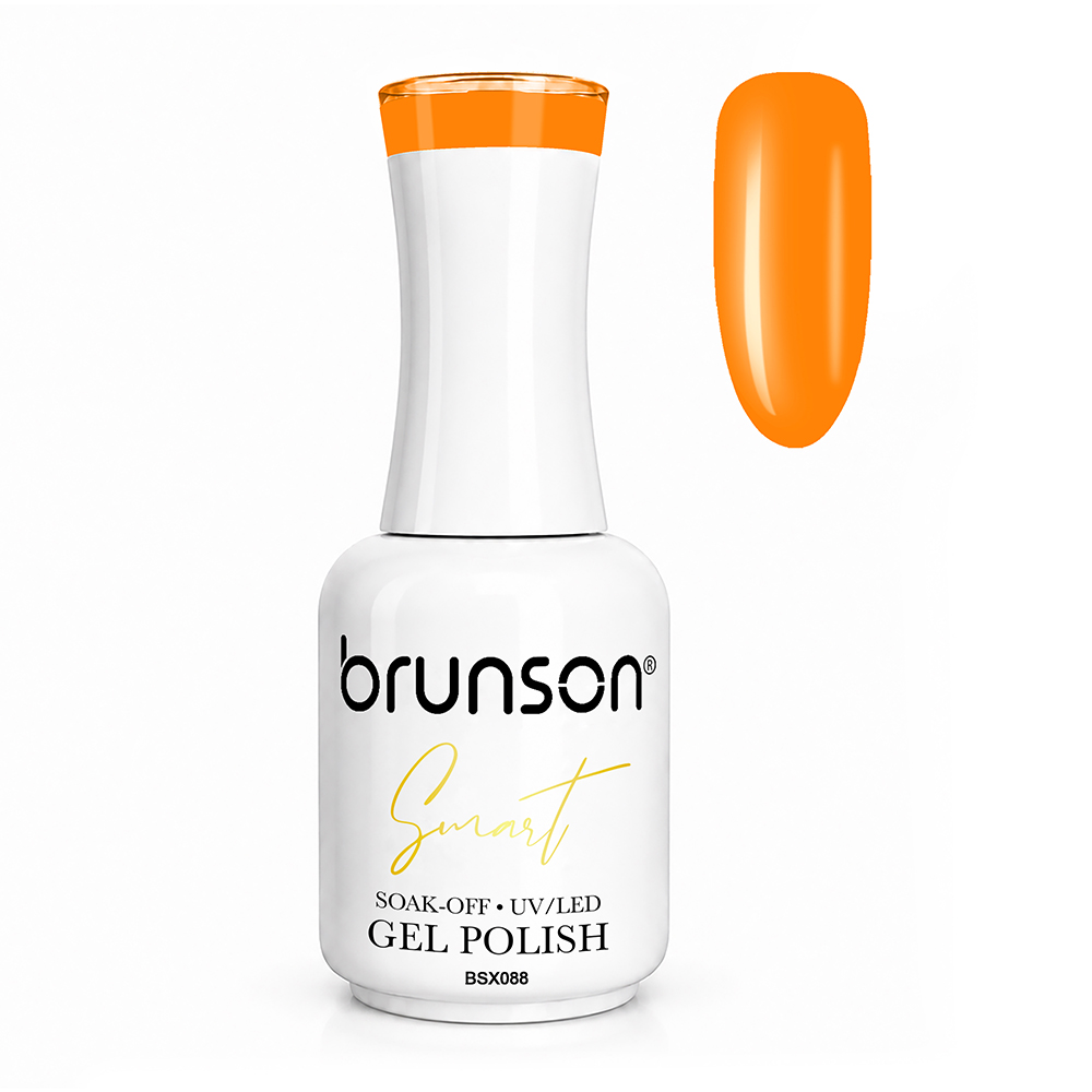 Brunson Smart Gel Nail Polish 18ml – TPO-Free & HEMA-Free UV/LED Soak-Off Gel, Self-Levelling High-Gloss Finish, Chip-Resistant 30+ Days Wear | Professional Salon Manicure Gel BSX088