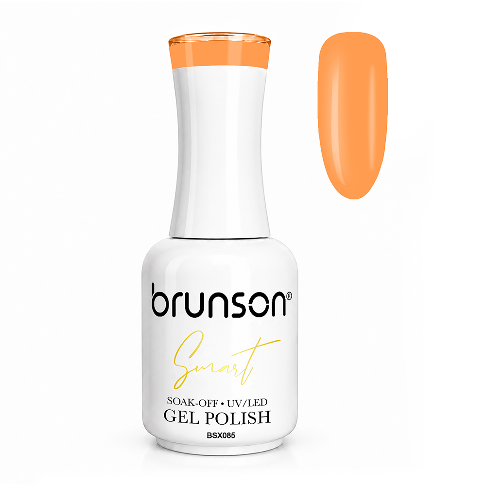 Brunson Smart Gel Nail Polish 18ml – TPO-Free & HEMA-Free UV/LED Soak-Off Gel, Self-Levelling High-Gloss Finish, Chip-Resistant 30+ Days Wear | Professional Salon Manicure Gel BSX085