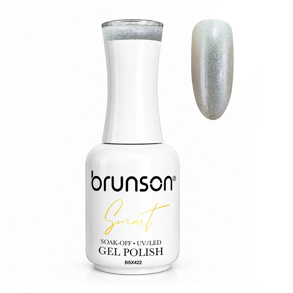 Brunson Smart Gel Nail Polish 18ml (Sheer Shade) – Professional TPO-Free & HEMA-Free UV/LED Soak-Off Gel Polish, Self-Levelling High-Gloss Finish, Long-Lasting Chip-Resistant Gel Nail Color Up to 30+ Days | Salon Quality Manicure | BSX422