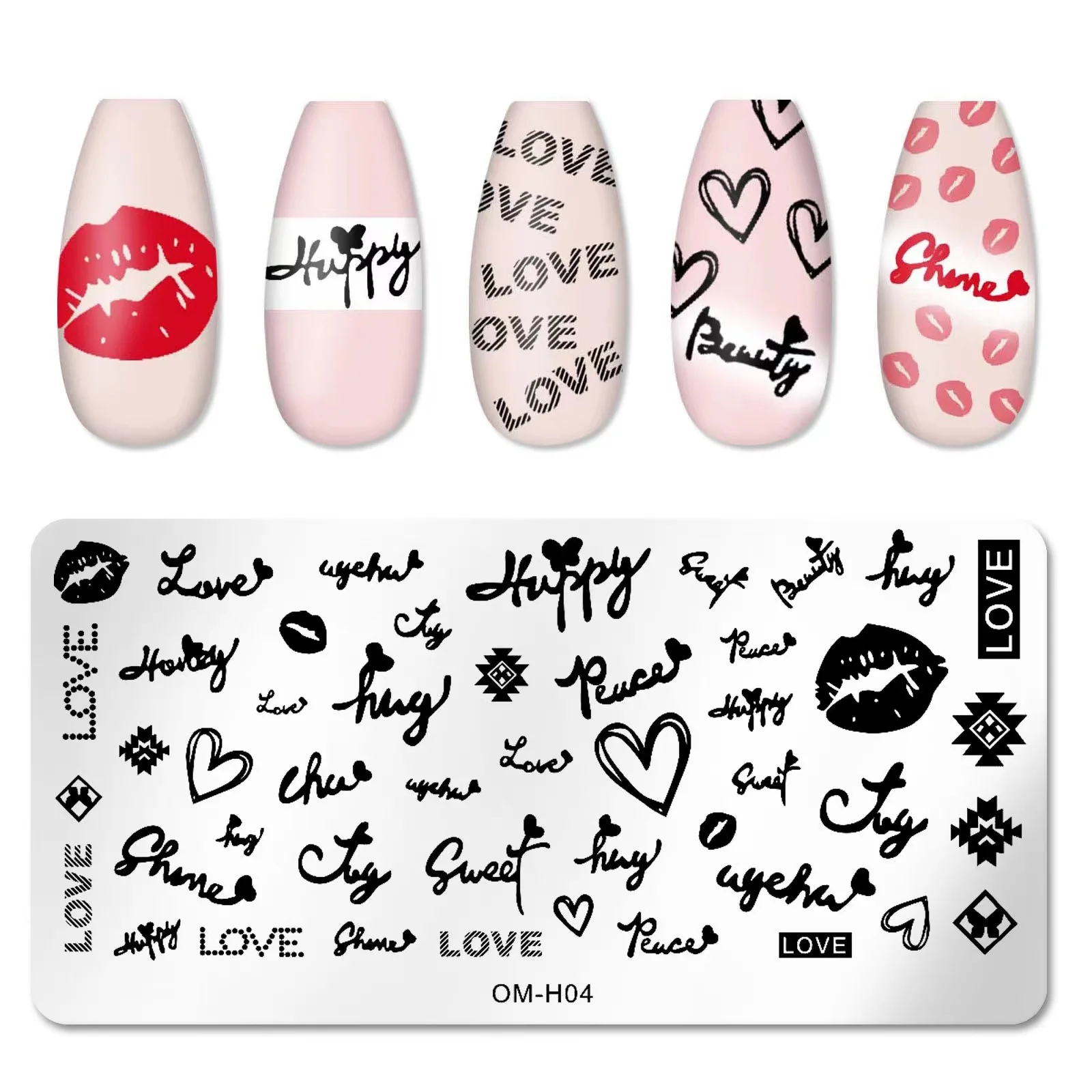 Professional nail stamping plates Dubai