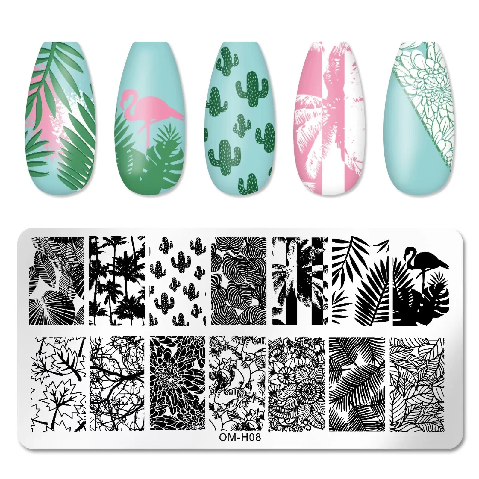 Nail art stamping stencil Dubai