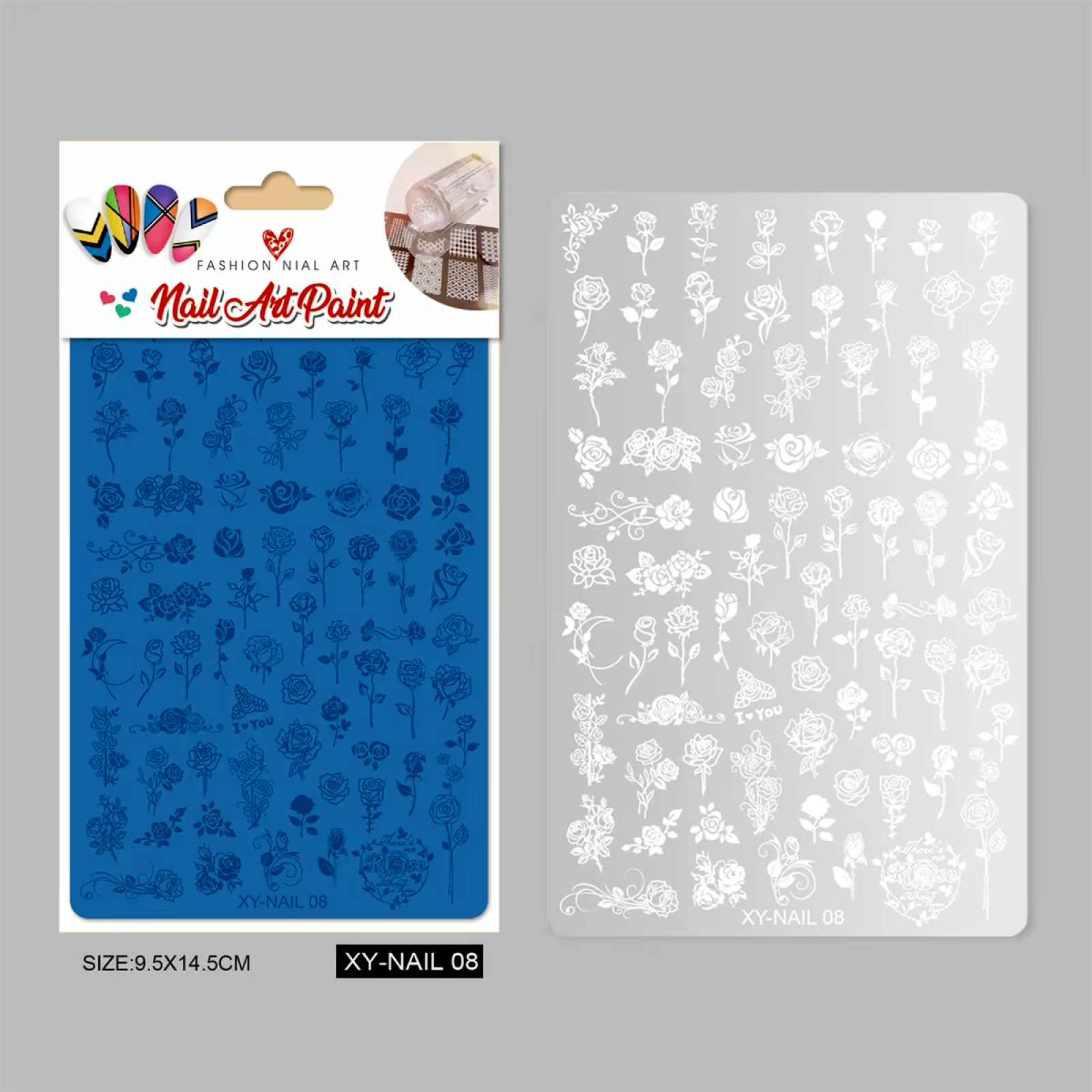 Nail artist stamping plates Dubai