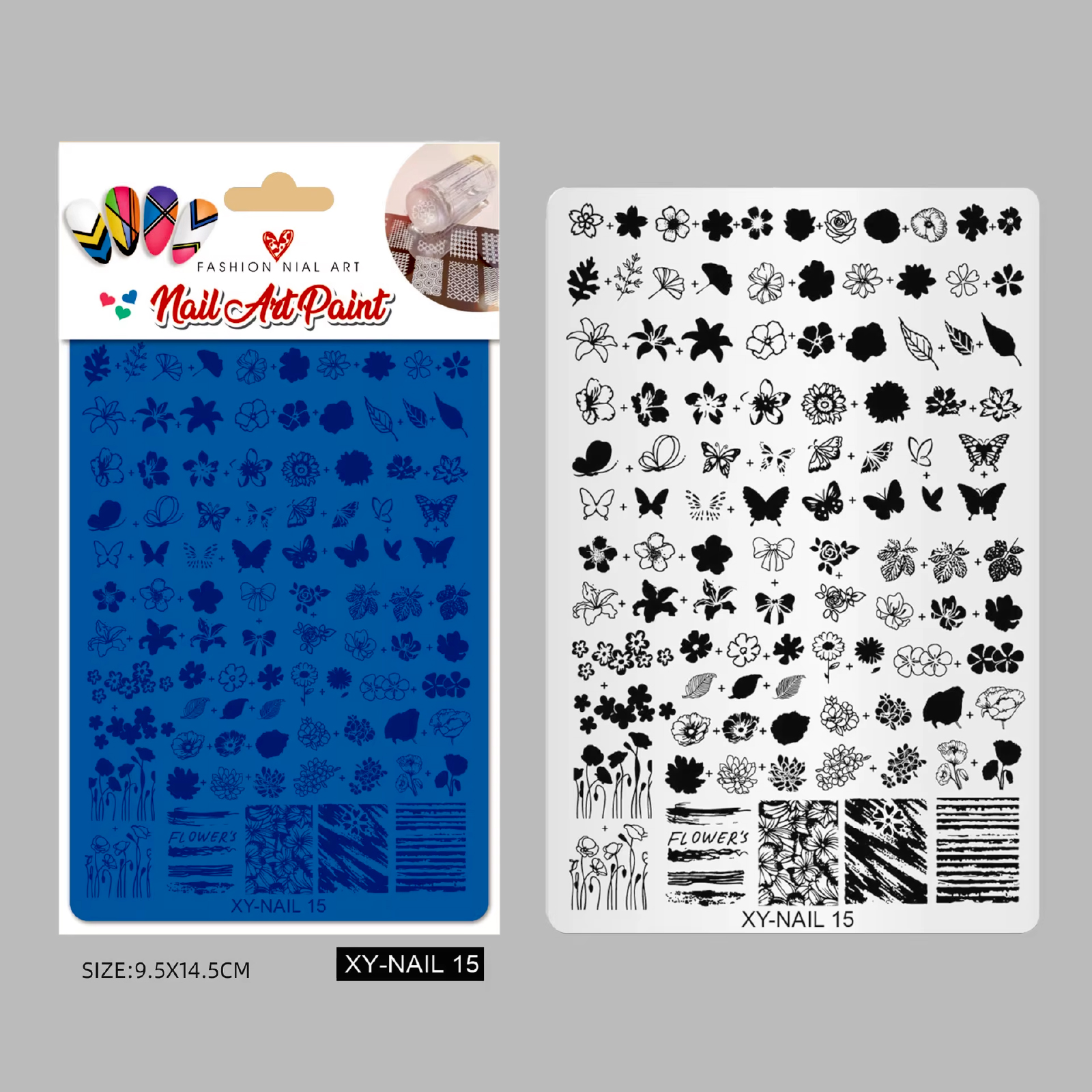 Flower nail stamping plates Dubai